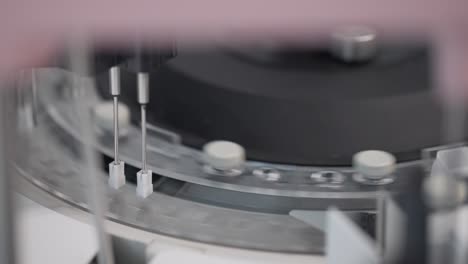 medical centrifuge at work in a clinical laboratory