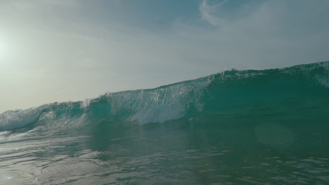 Underwater Surfing Waves