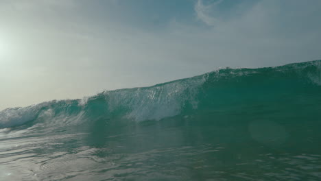 underwater surfing waves