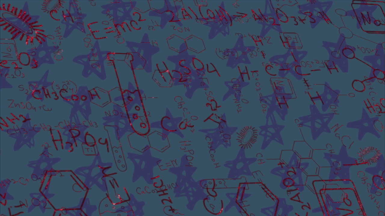 미국 발 위의 과학 데이터 처리의 애니메이션.