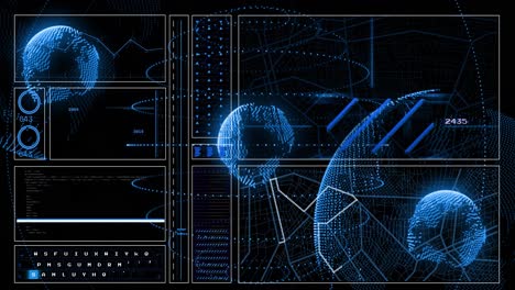 Animation-Von-Globen-Und-Datenverarbeitung