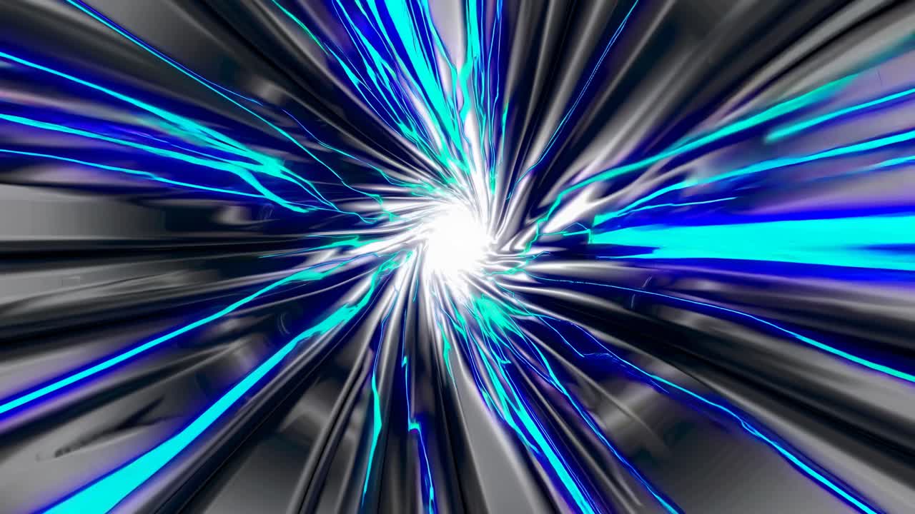 túnel de resplandor abstracto