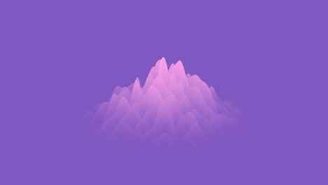 cg animated waving layers background. blue gradient seamless looped motion design. 3d rendering.