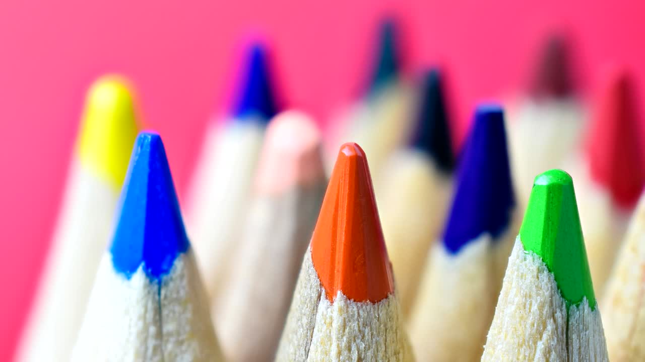 lápices de color desplazamiento y zoom