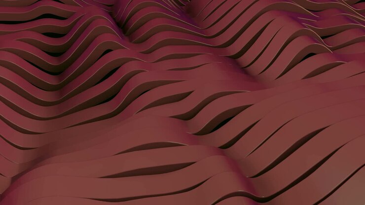 4K Abstract Displaced Wavy Planks.