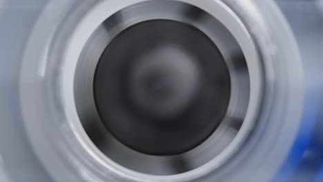 close-up of a piping connection