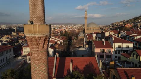 Minarett-Der-Islamischen-Moschee