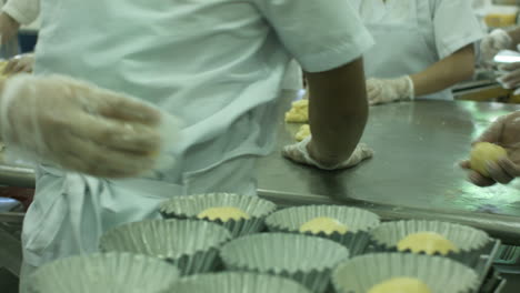 preparation of bread before baking