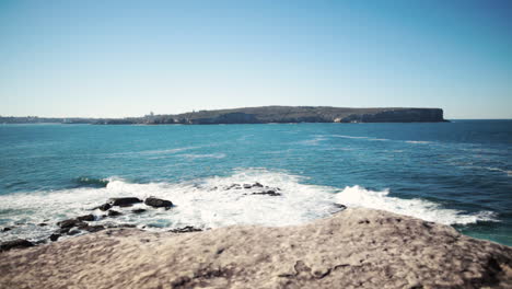 Varonil-Ver-Cabeza-Norte-Watsons-Bay-Nsw-Australia-Acantilados-Agua-Océano