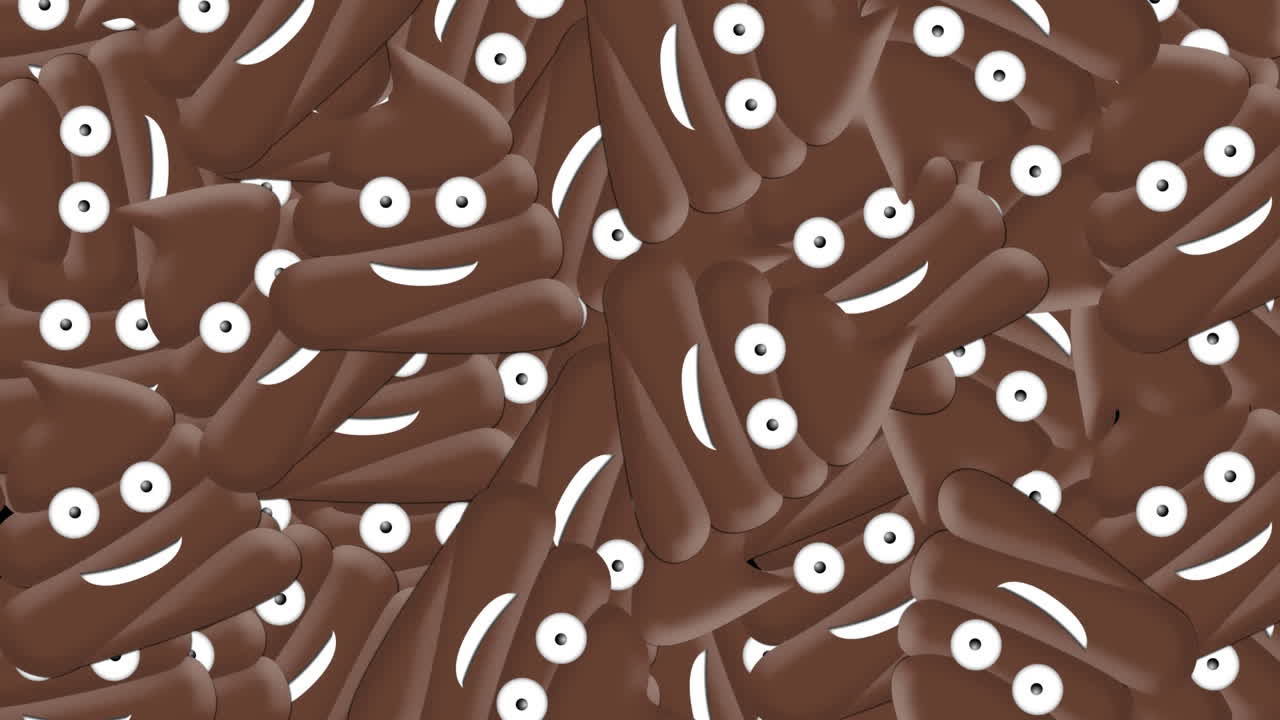 이모티콘이 떨어집니다.