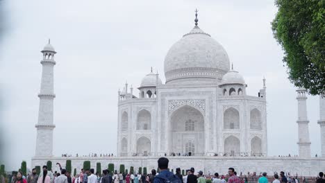 taj mahal agra india side shot