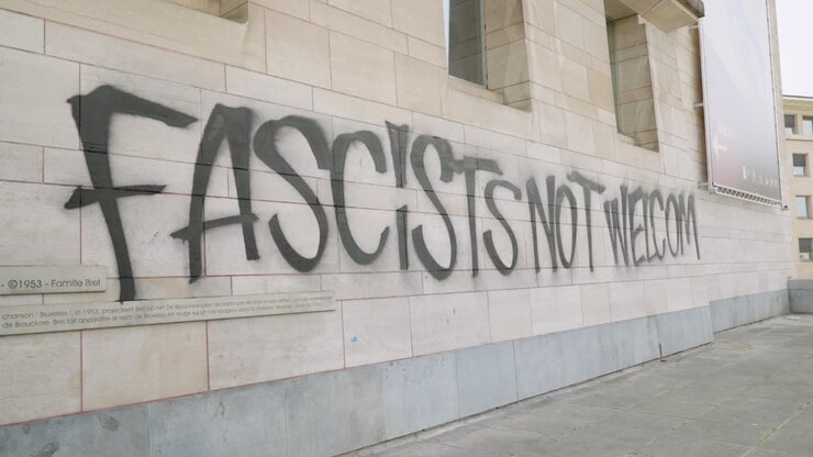 "Fascists not welcome