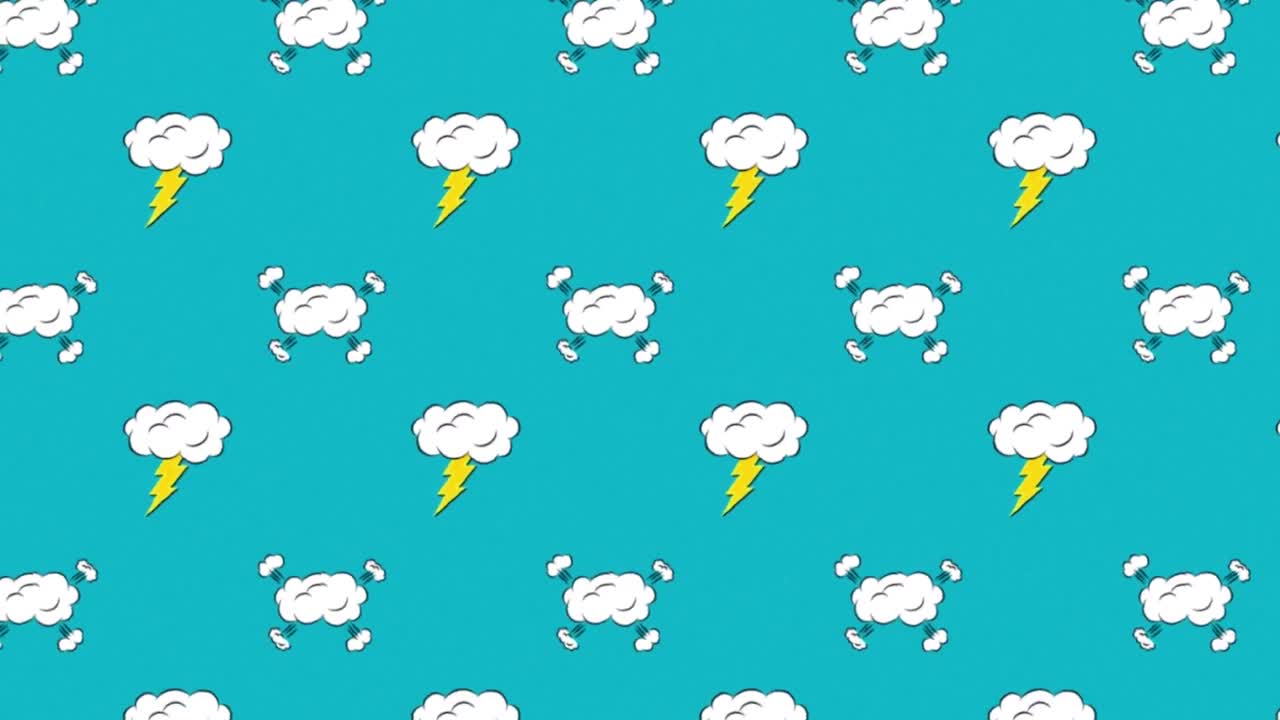 animación de cómic 5 opciones de texto sobre múltiples burbujas de habla cómica con efectos de sonido cómic textos