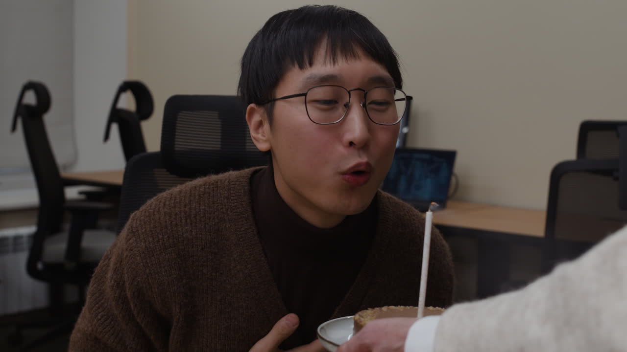 Celebrating a birthday in the office