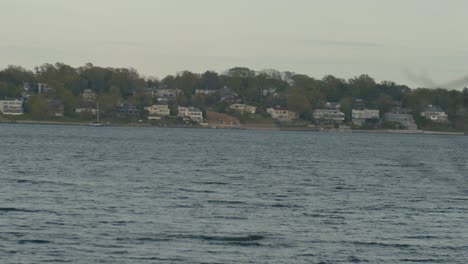 view of long island sound from bayside ft totten ny