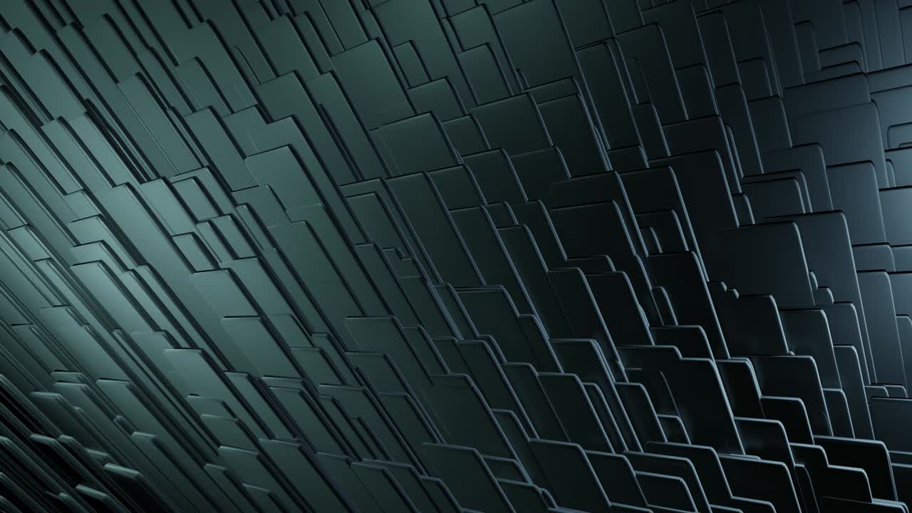 simple geometric background with black plates flashing like multicolored neon lights, looping smooth animation in 4k. Creative colorful background. VJ loop.