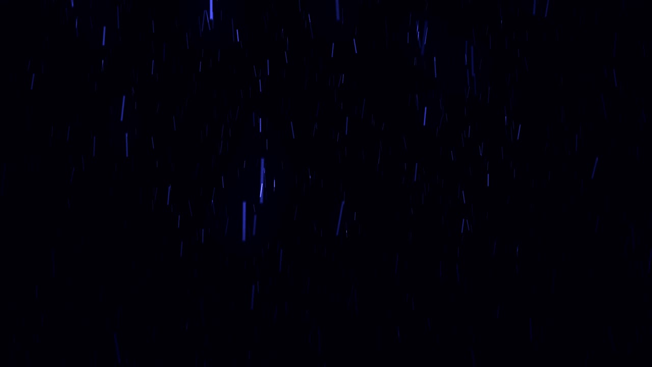 밤의 비나 눈의 입자