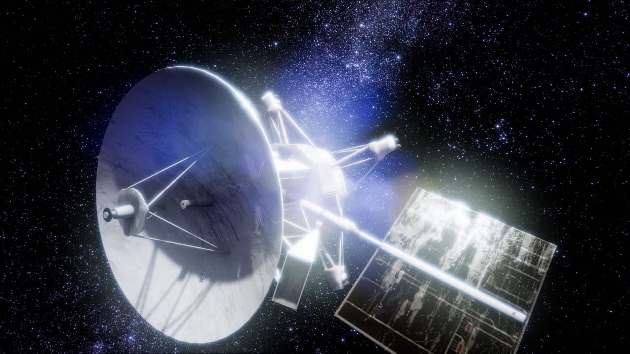 마젤란 우주선이 금성에 접근하고 있습니다.