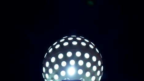 luz de bola de discoteca