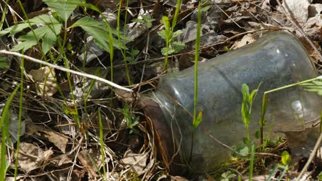 the glass container that is rusty and old in estonia