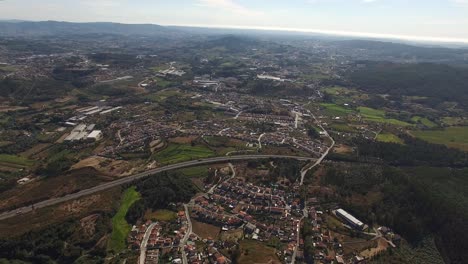 vista aérea casas comunitarias suburbanas de clase media