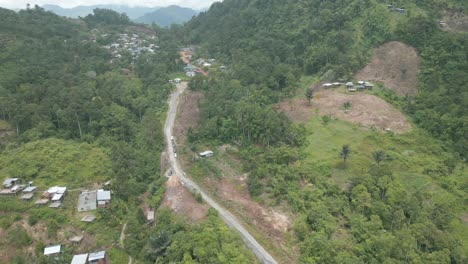 Hermosa-Vista-Aérea-De-De&#39;remin-Kpg-Sapit-Padawan-Sarawak