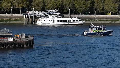 thames police out to catch you, london, united kingdom