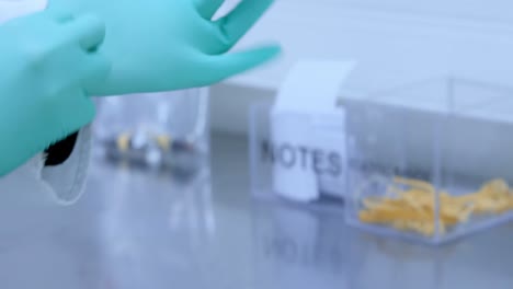 laboratory technician holding blood bag 4k