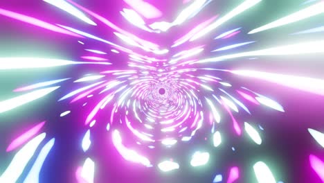 neón de ciencia ficción de color rosa tunnek vj de fondo en bucle