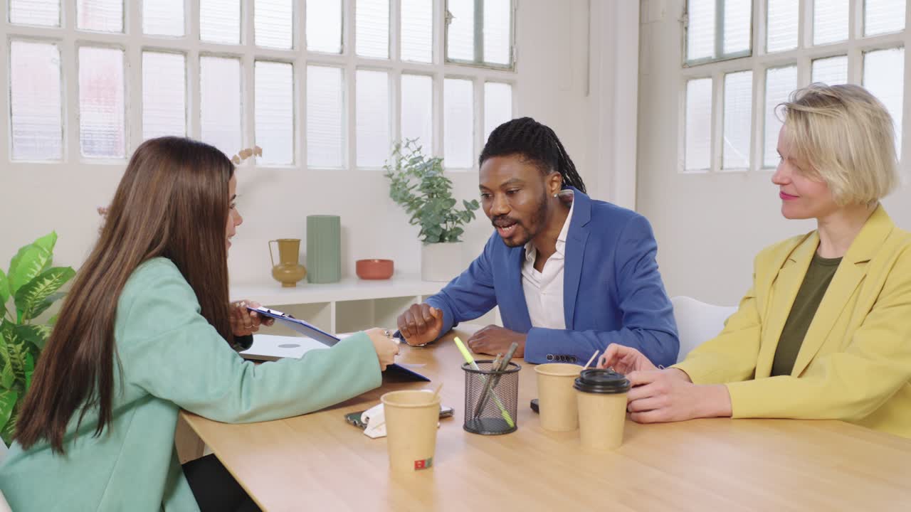 Business Meeting with Diverse Team