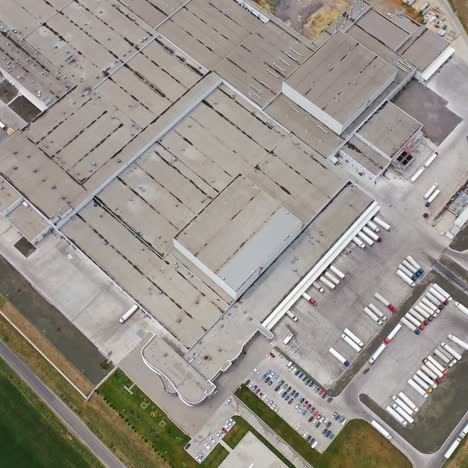 industrial zone from above