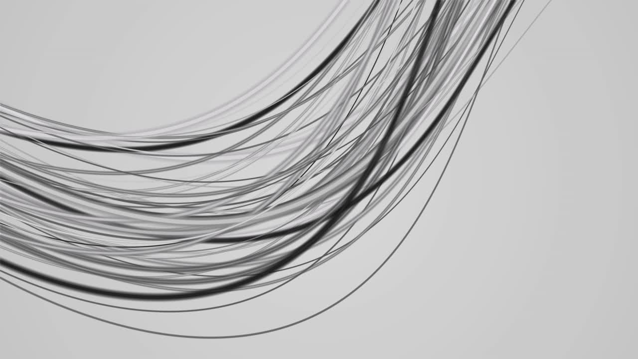 스로모션에서 줄무 파동 물체와 마법 애니메이션, 4096x2304 루프 4k