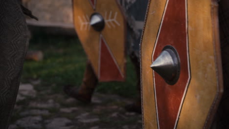 ancient roman shields