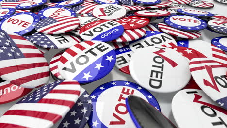 voting pins dropping on the floor