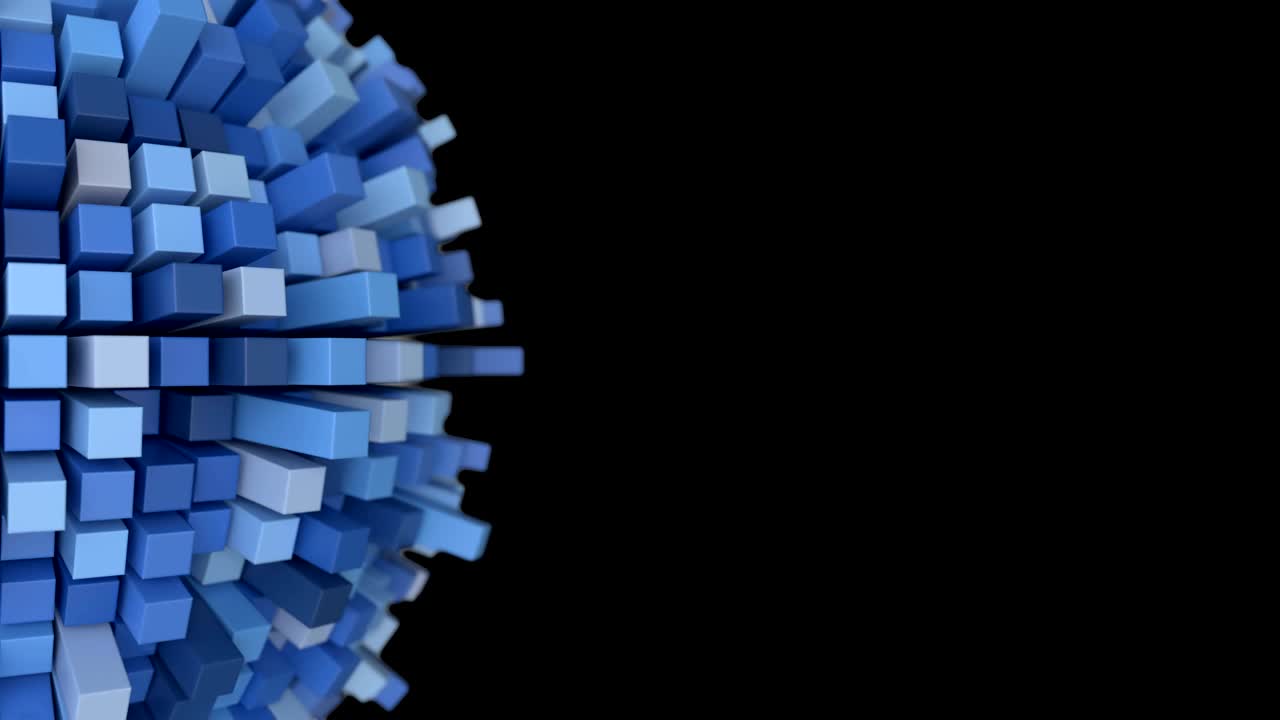 esfera de la tecnología abstracta 4k.