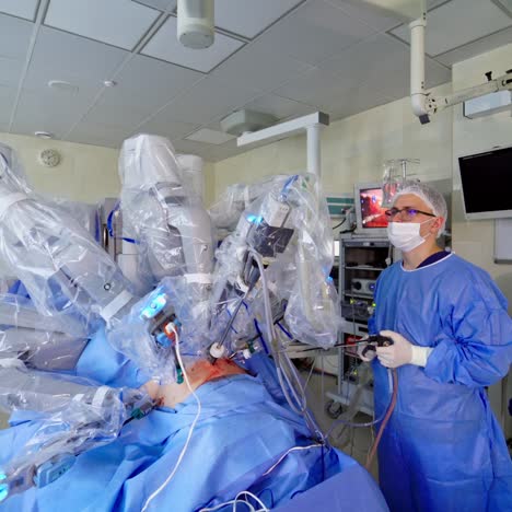 da vinci surgery. robotic surgery. medical operation involving robot