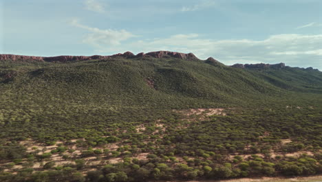 african savanna mountain range