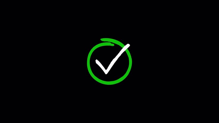 Animated Hand Drawn Check Mark