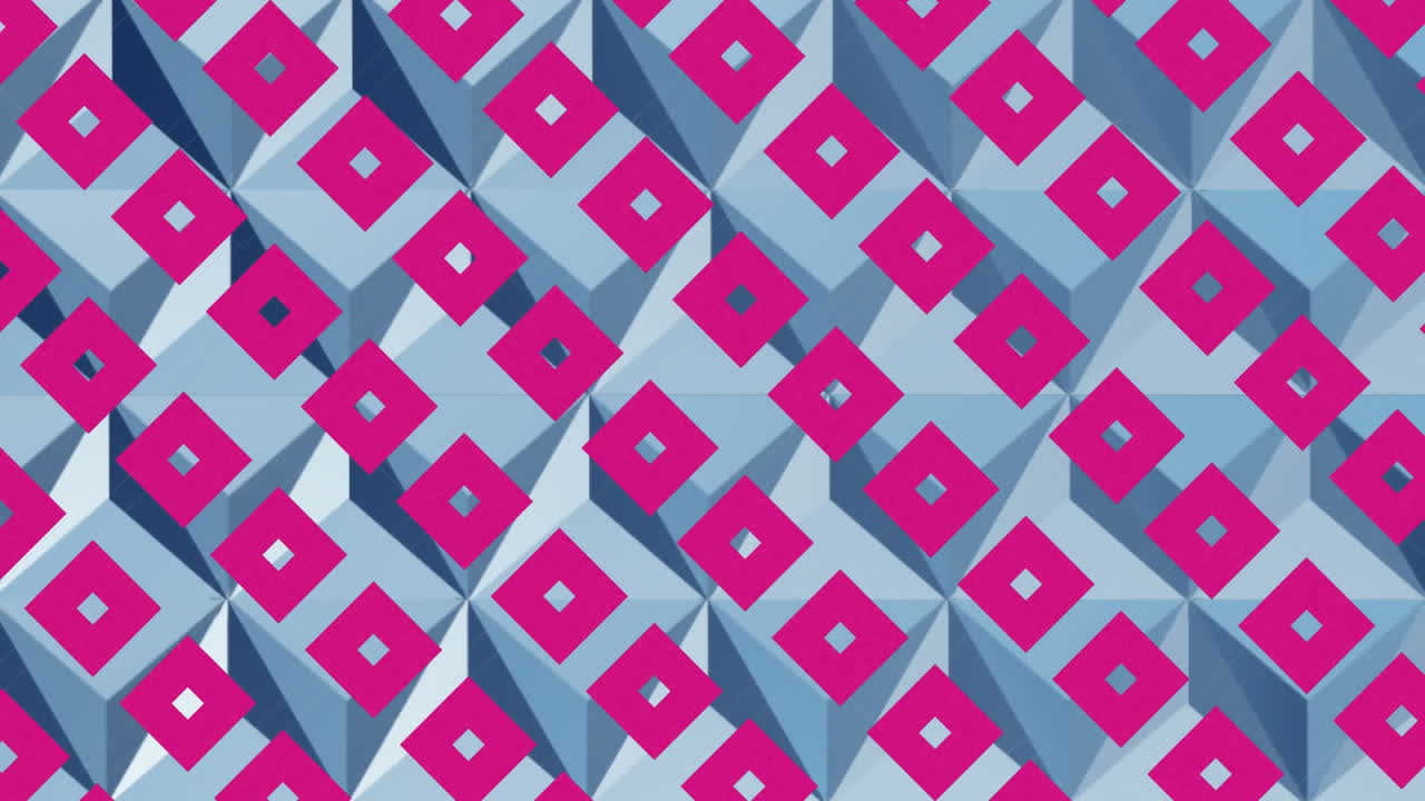 노란색과 분홍색 사각형 패턴