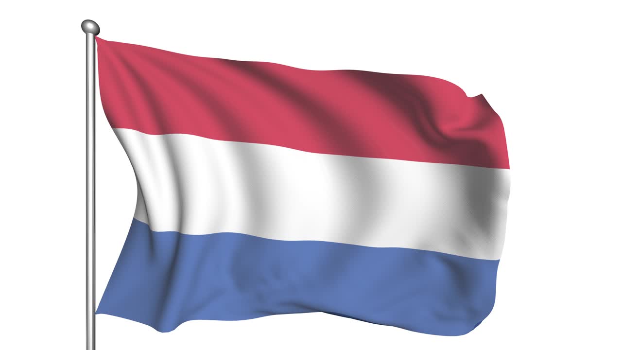 바람에 네덜란드의 발 (알파 채널, 반투명, loopable)