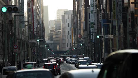 time-lapse of traffic in a bustling city