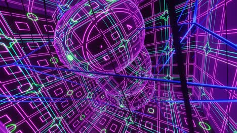 la abstracción de fondo del bucle vj para el club de discoteca.