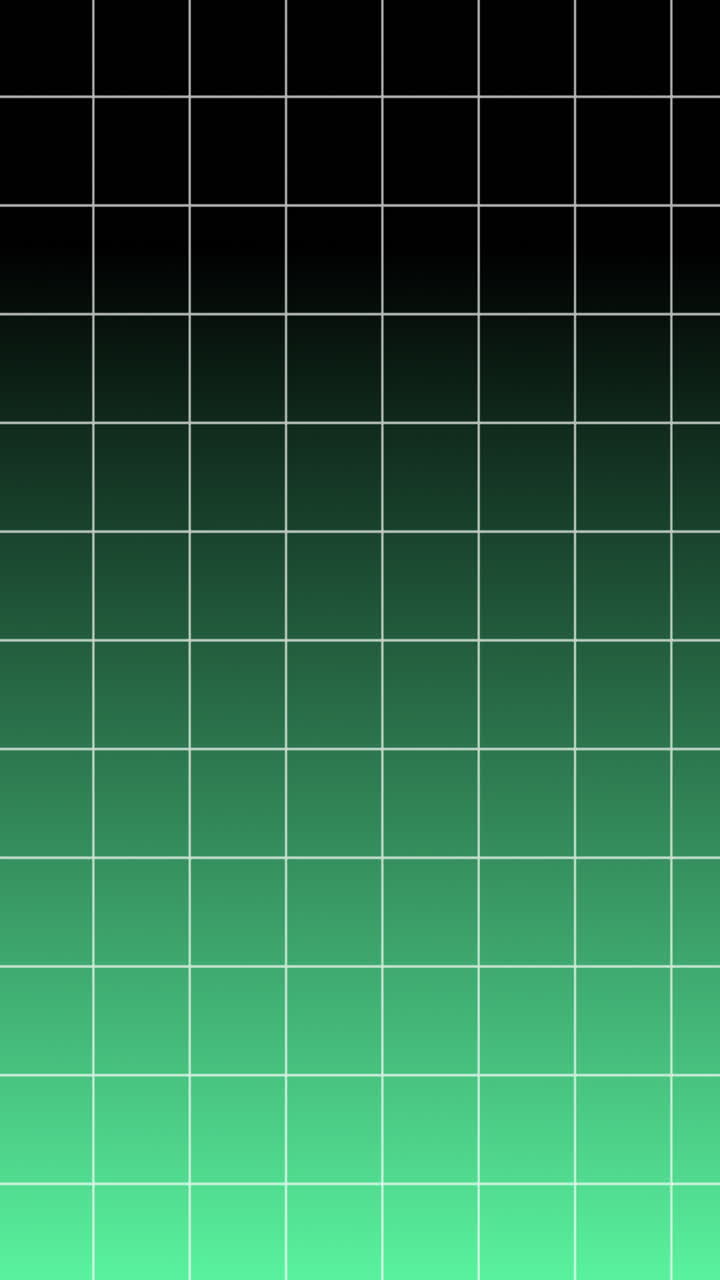 Animated Grid Pattern with Green and Black Gradient Background