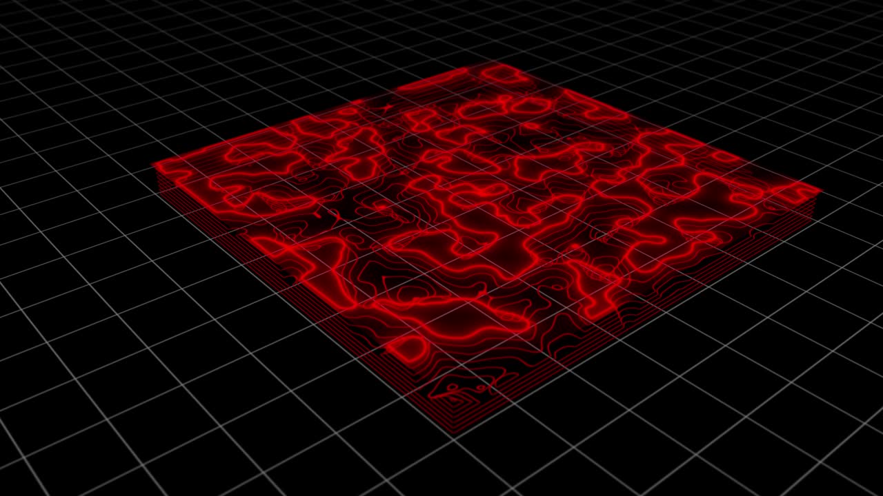3d 토포그래픽 지도