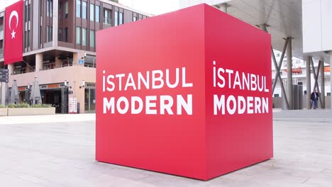 istanbul modern museum in istanbul, turkey