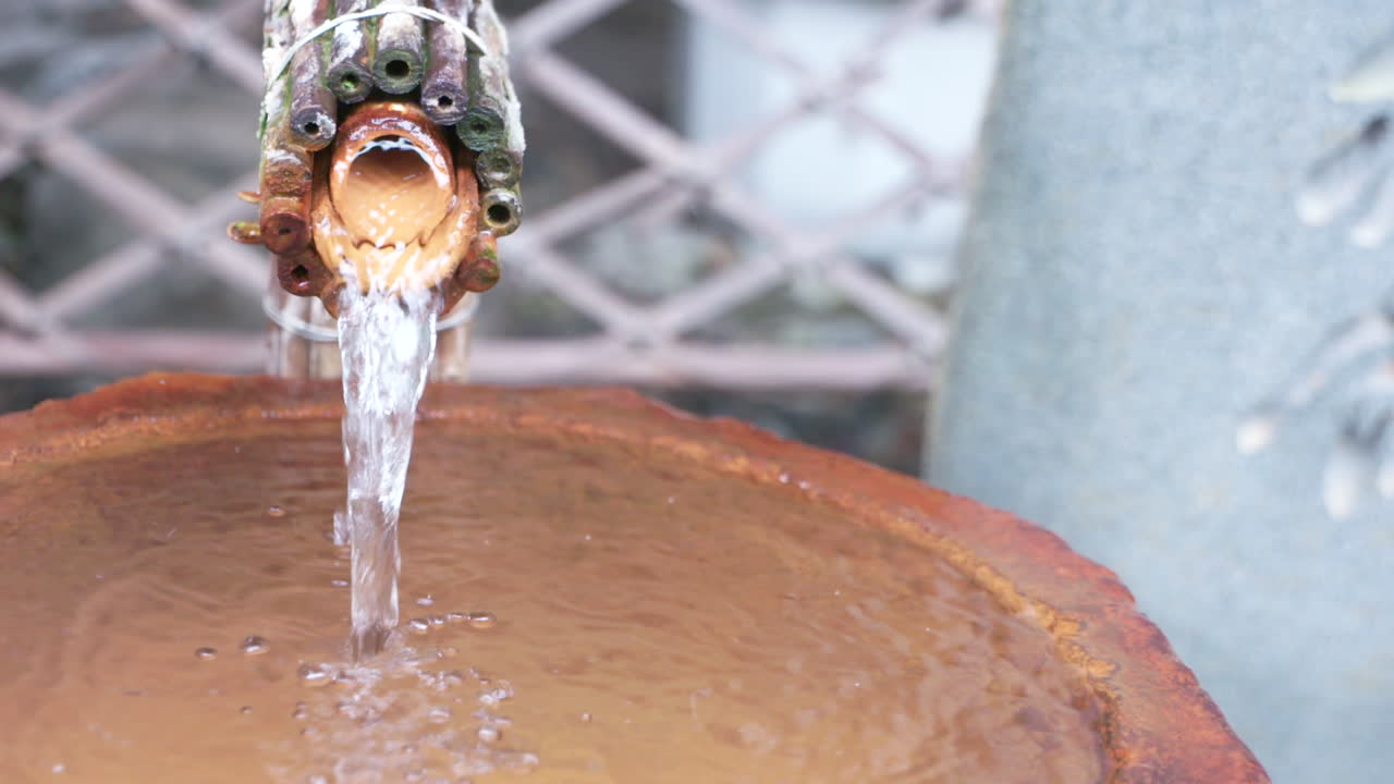 일본 전통 스파. 온천