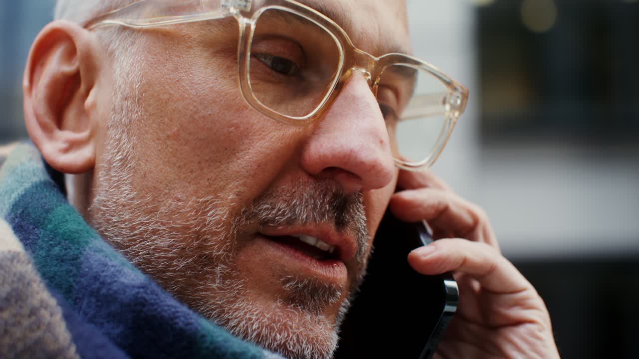 Older Man on Phone