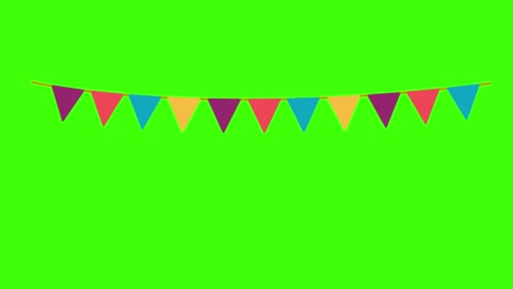 green screen , party icon , flags