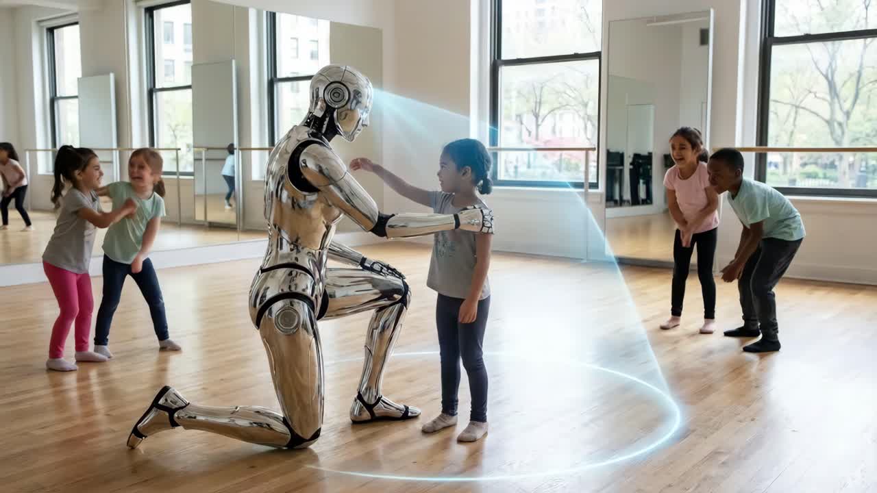 Robot Dancing with Children