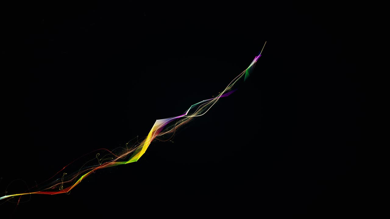 la luz de las estrellas deja un rastro con elementos geométricos